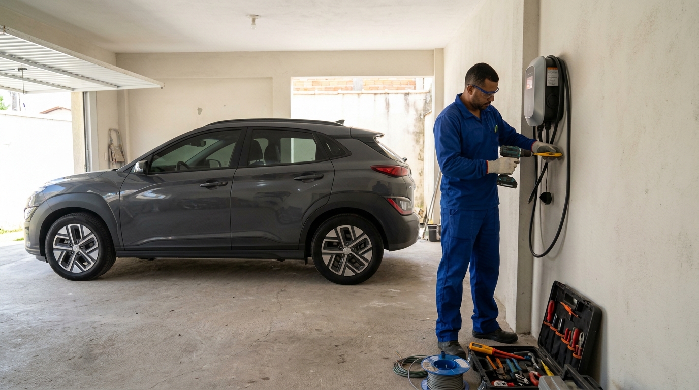 Instalação de Carregador de Carro Elétrico perto de mim em Belém‑PA