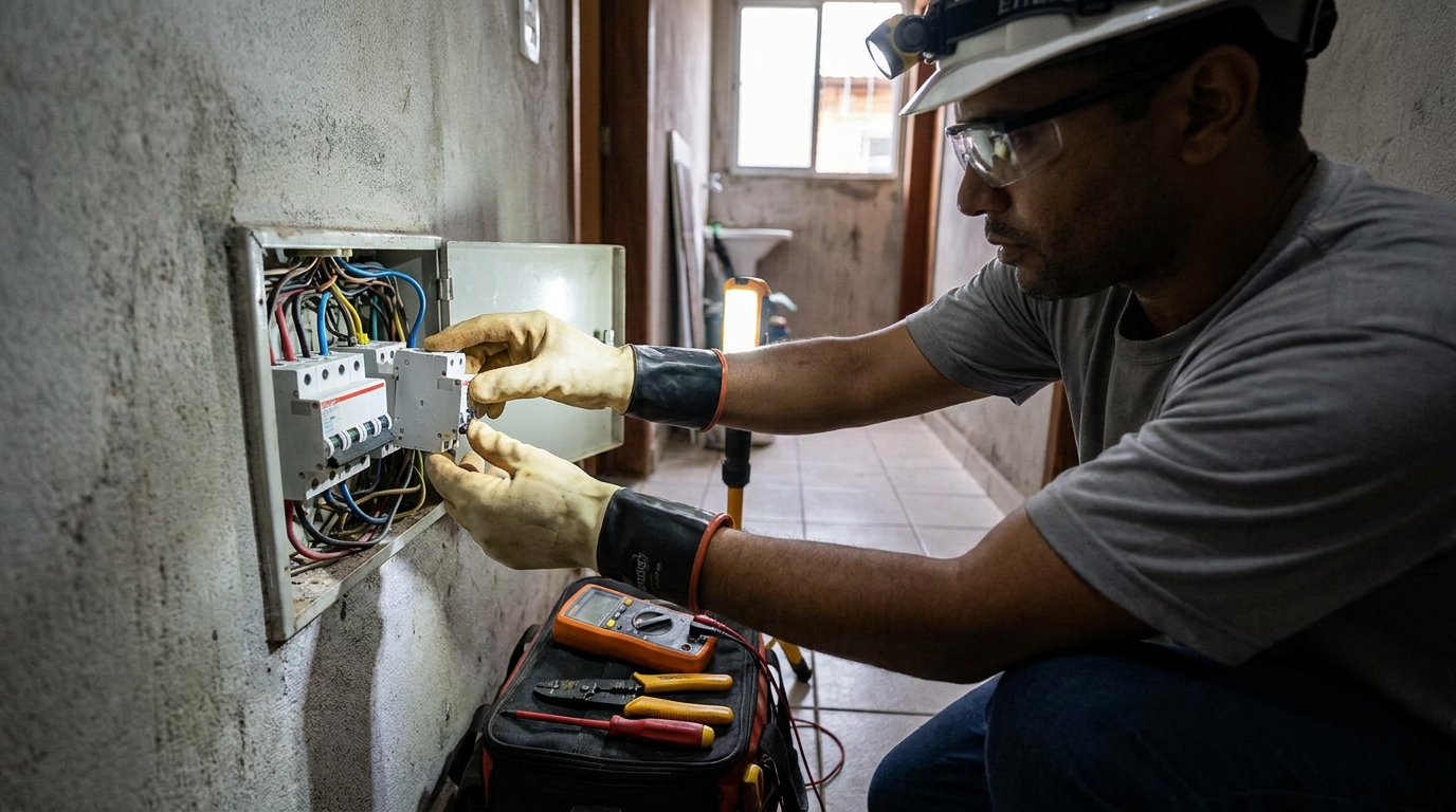 Instalacao de disjuntor profissional em Goiânia‑GO